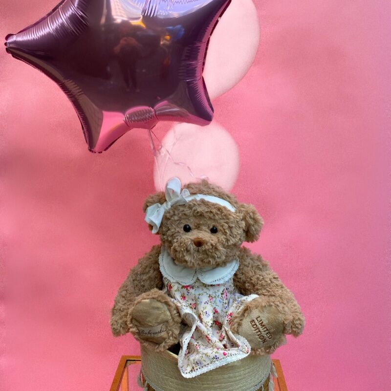 Мишка с шарами